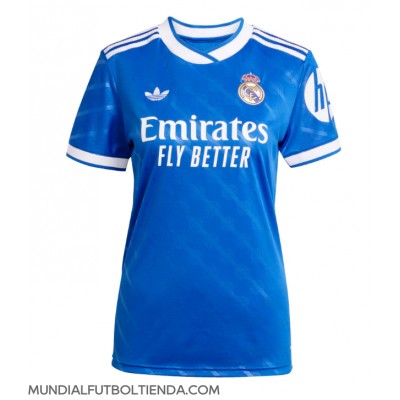 Camiseta Real Madrid Eduardo Camavinga #6 Tercera Equipación Replica 2025-26 para mujer mangas cortas Camiseta Real Madrid Eduardo Camavinga #6 Tercera Equipación Replica 2025-26 para mujer mangas cortas